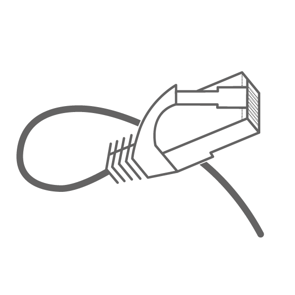 Bild eines Ethernet Steckers